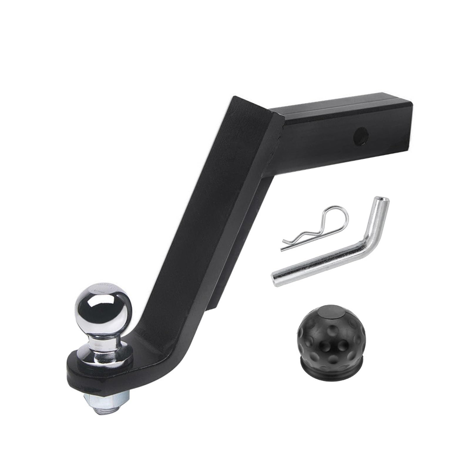 Zaczep do Przyczepy, 8-calowy Hak Holowniczy W/50mm 2-calowy Osłona Kuli Góra Języka Zaczep Przyczepa Samochodowa RV Części Łodzi Akcesoria(With 50mm Ball)