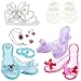 deAO Juego de Zapatos y Accesorios de Princesa Conjunto Infantil de Imitación...