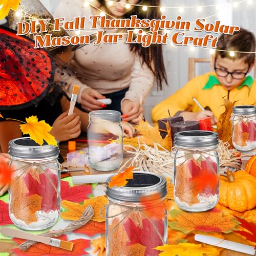 Lanternes solaires automne pour centres de table de Thanksgiving