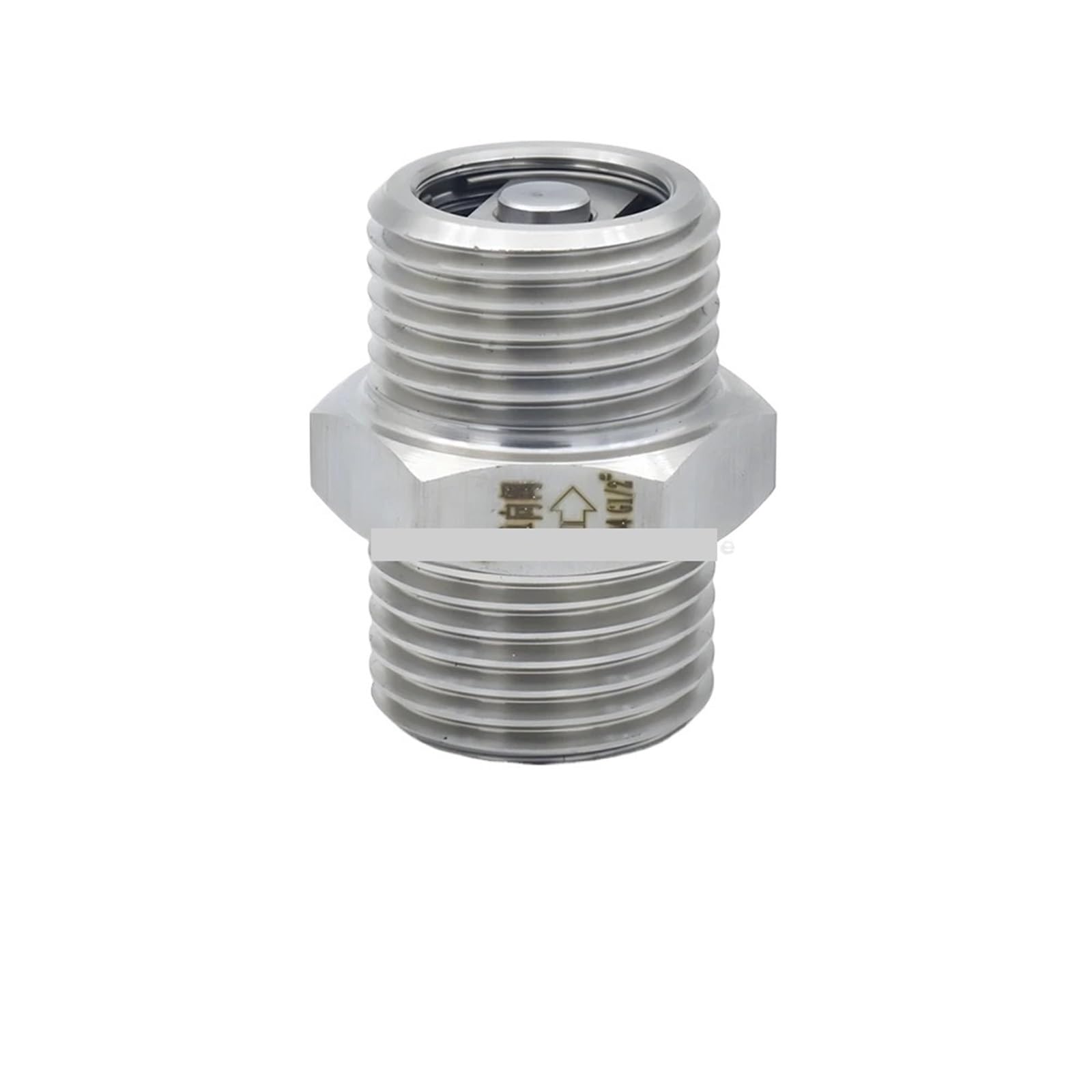 Uyzndkvsi 1-2 304 Stainless Steel Straight 1-Way Check Valve(1-2)