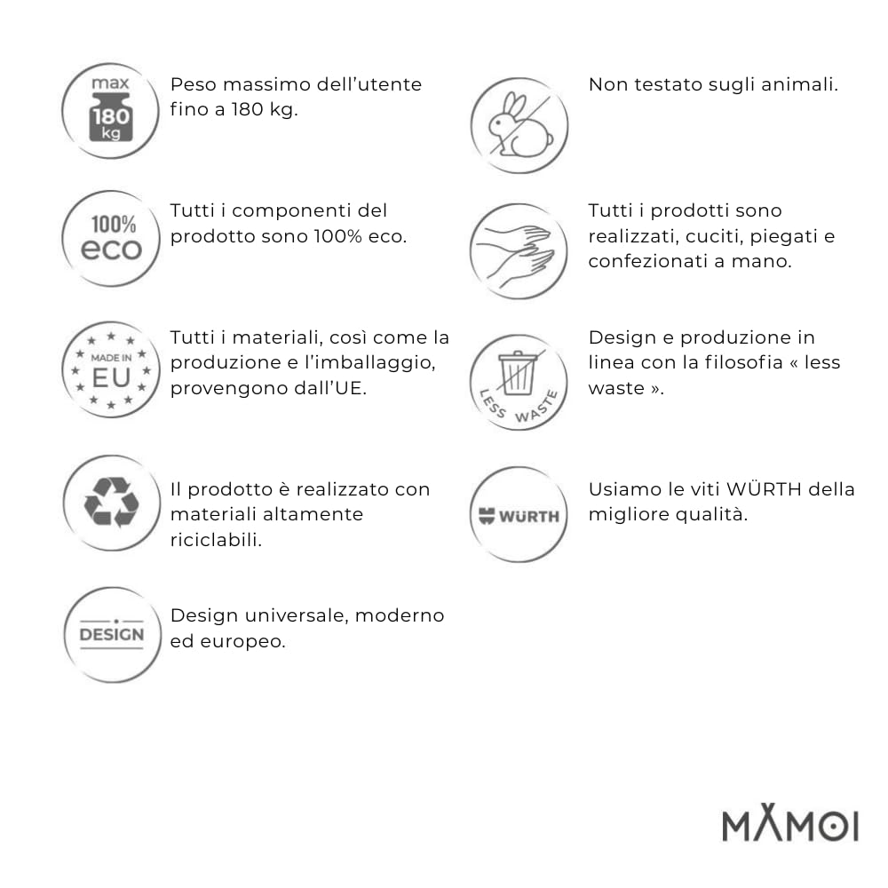MAMOI® Trave Ginnastica Artistica 200 cm, Attrezzi Ginnastica Pieghevole, Parallele Imbottita Antiscivolo da Casa