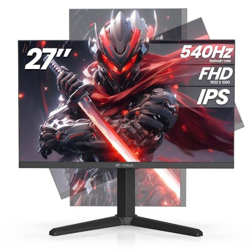 Amazon.co.jp: CRUA 27インチ 540Hz ゲーミングモニター IPS FHD