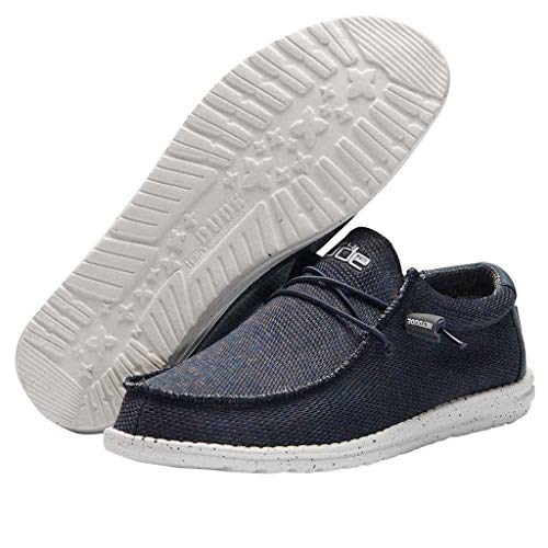 Image of HEYDUDE Men's Wally Sox | Retired Men's Shoes | Men's Lace Up Loafers | Comfortable & Light-Weight