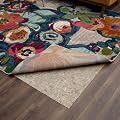 Mohawk Home 9 x 12 1/5 Low Profile Non Slip Rug Pad Felt + Rubber Gripper, Great For High Traffic Areas -Safe For All Floors