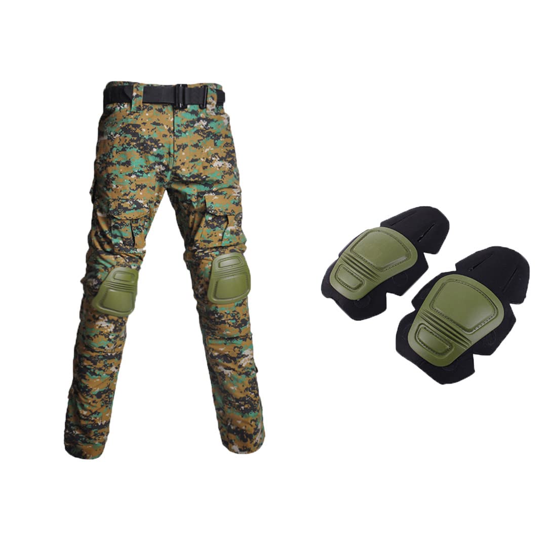 Suwequest Uniforme Militare Tattico Combattimento Camicia Abbigliamento Top Camouflage Caccia Pesca Pantaloni Gomito/Ginocchio