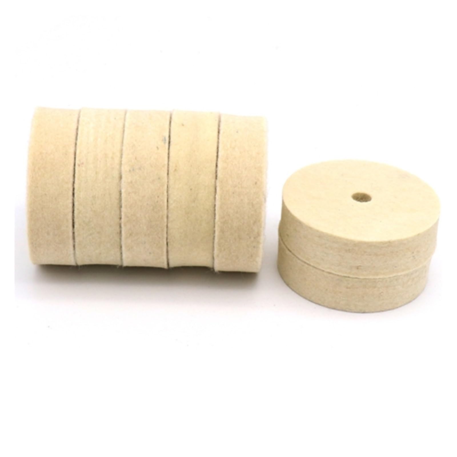 Tarcze polerskie z filcu wełnianego Tarcza polerska szlifierki stołowej 3 cale 2-6 szt(6pcs)