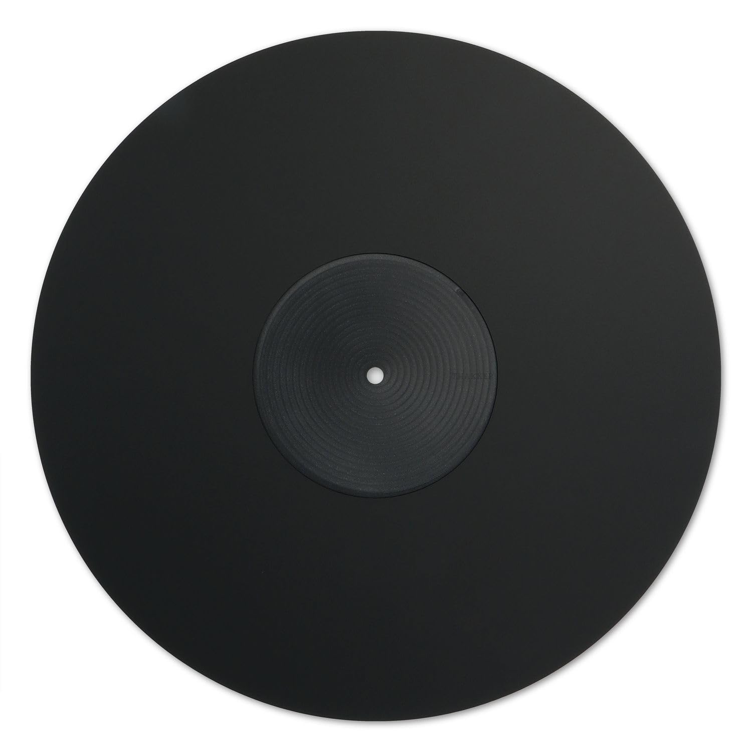 THAKKER Acrylic Mat Satin Black - Tappetino per Giradischi in Vetro Acrilico Satinato - Nero | 300 mm di Diametro | per Giradischi da 12 Pollici mm di Diametro | per Giradischi da 12 Pollici