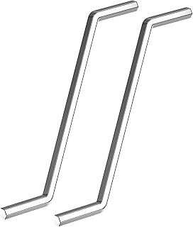 Garbage Disposal Wrench, Mellbree 2-Pack Garbage Disposal Allen Wrench Tool Badger Compatible with InSinkErator Garbage Disposal to Unjam Kitchen Sink Food Garbage Disposal Clogging, Silver