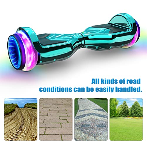 Epctek Hoverboard,6.5" Two-Wheel Self-Balancing Hover Board With Bluetooth Speakers And Fashion Led Lights For Kids #TOP5