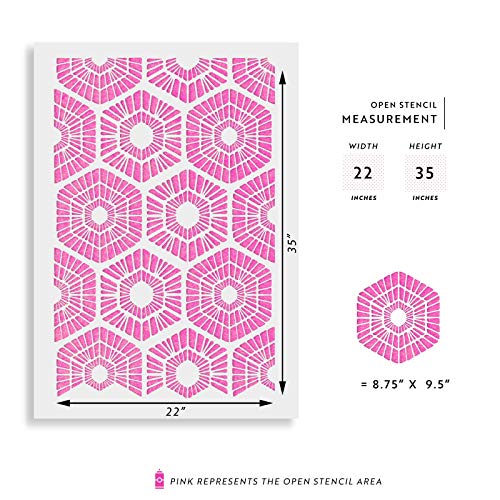 Scandinavian Geometric Pattern Wall Stencil - Diy Wallpaper Alternative - Brighten Up Your Home With Our Scandinavian Geometric Pattern Wall Stencil #TOP5