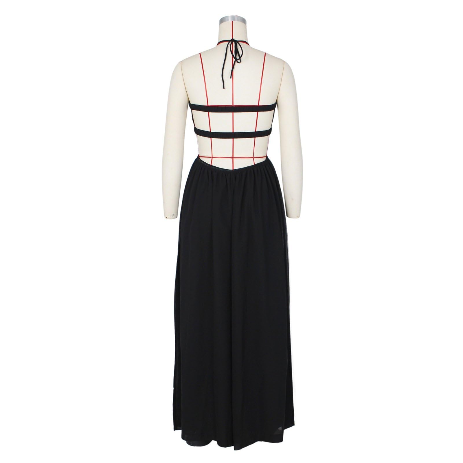 Pajacyk dla kobiet z odkrytymi ramionami Hollow Out Wide Leg Romper Letnie stroje wakacyjne