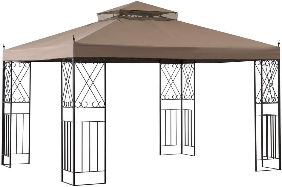 Garden Winds Replacement Canopy Top Cover for Parlay Gazebo - Riplock 350