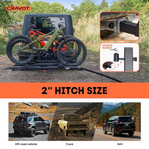 Image of CRAVOT CyberRack S3 Ebike Rack 300lbs Capacity for 3 Ebikes