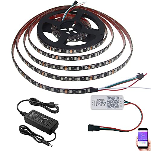 Tira LED ALITOVE WS2811 Dream Color RGB 16.4ft 300 LEDs miniatura 1