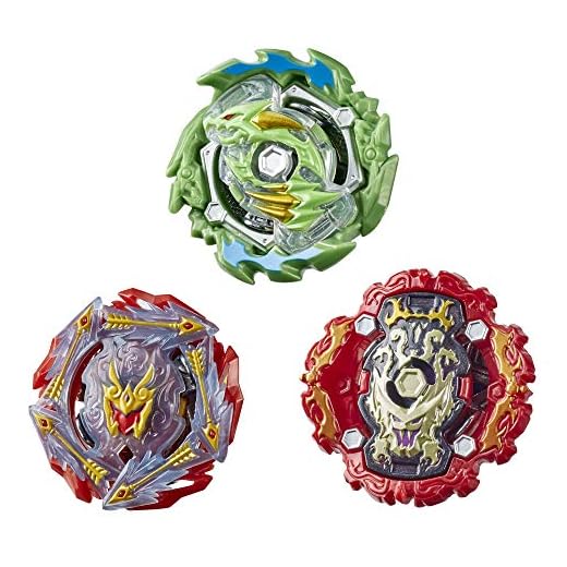 BEYBLADE Burst Rise Hypersphere Battle Heroes 3-Pack -- Ace Dragon D5, Rudr R5, Viper Hydrax H5 Battling Game Tops, Toys Ages 8 and Up