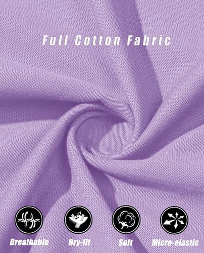 MAGCOMSEN Women's Cotton V-Neck Short Sleeve Tee Classic Fit Summer Tops