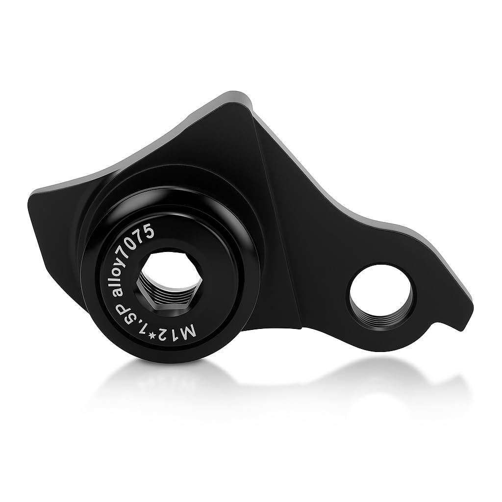 Forcellino cambio universale UDH, compatibile con biciclette mountain bike trekking bike, fresato CNC in lega di alluminio, robusto forcellino cambio