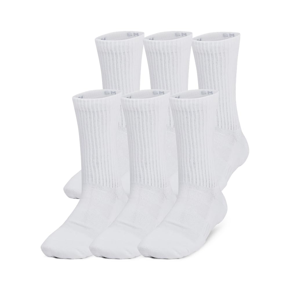 Under Armour Unisex Kinder Youth Training Cotton Crew Socks 6 Pack Socke (12er Pack)