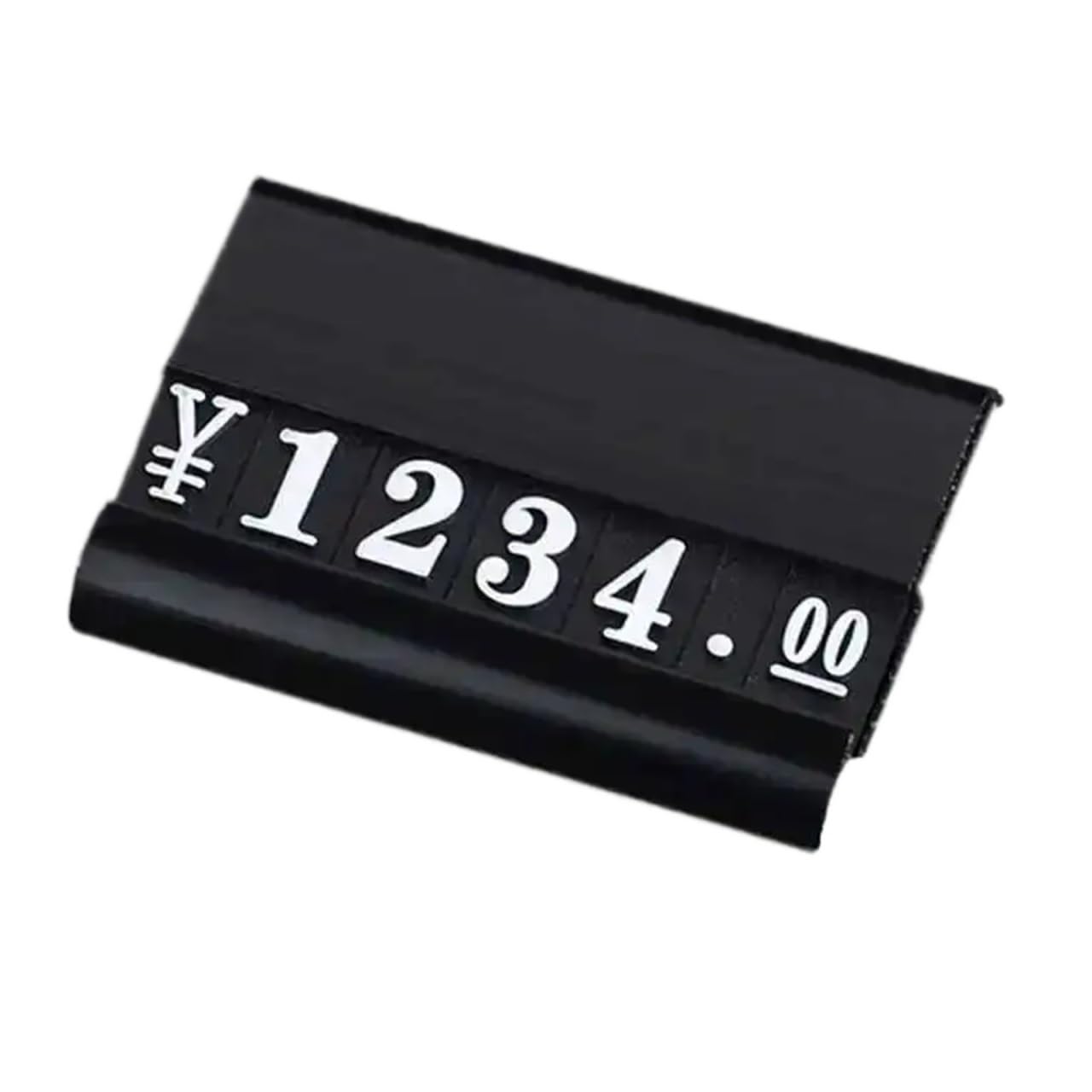 20PCS Metal Frame Price Tag segni con numeri arabi per esposizione al
