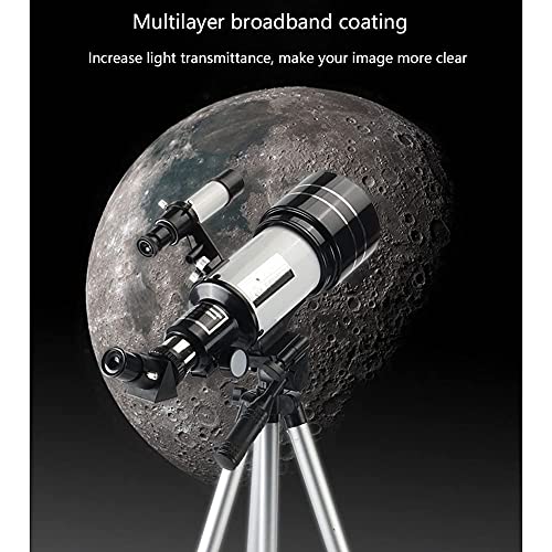 Telescopio Refractor 70mm para principiantes con trípode y accesorios miniatura 2