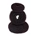 Mudder 3 Pieces Donut Bun Maker Hair Bun Maker Ring Style Bun Maker Set for Chignon Hair Includes Large, Medium and Small (Brown)