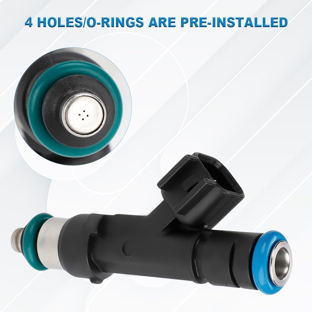 JDMON Fuel Injectors Compatible with Ford E-150/E-250/E-350/E-450, Expedition 5.4L V8 2003-2009 Replacement for 0280158001 822-11167 82211167