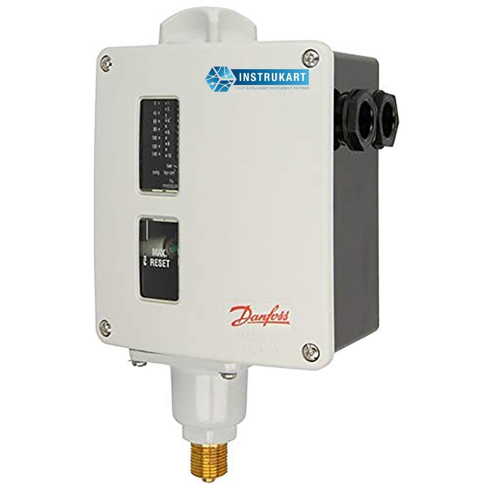 Low Current Electronic Air Pressure Switch Sensor for Boilers, Automobiles, Air Conditioning Systems, Pumps, Steam Turbine by Danfoss Model: RT-116 (Range: 1 to 10 Bar)-image-30