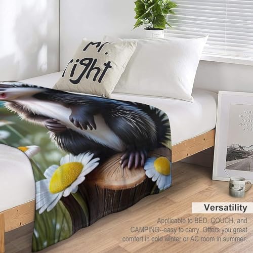 Couverture mouffette flannel douce chaude confortable couvre-lit 180x200cm pour lit canapé - 6