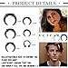 LOLIAS 16G-6G Septum Pincher Tapers Septum Rings Acrylic Stainless Steel Internally Threaded Spike Horseshoe Barbells Septum Pincher Nose Ear Cartilage Septum Stretching Kit for Women Men