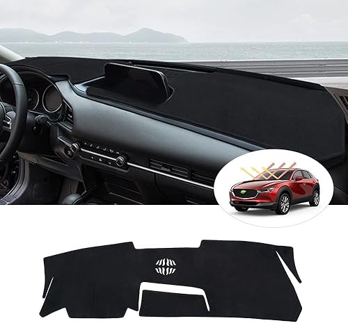 Miniatura 44 de Autorder - Tapete para salpicadero para 2007-2013 Chevy Chevrolet Silverado/GMC Sierra con dos guanteras, accesorios, cubierta de salpicadero