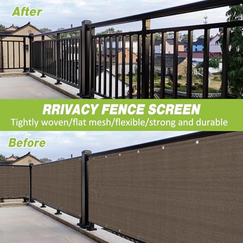 Filet de Confidentialité 0,9x5m pour Balcon Anti Vis-à-Vis avec Cordes - 6