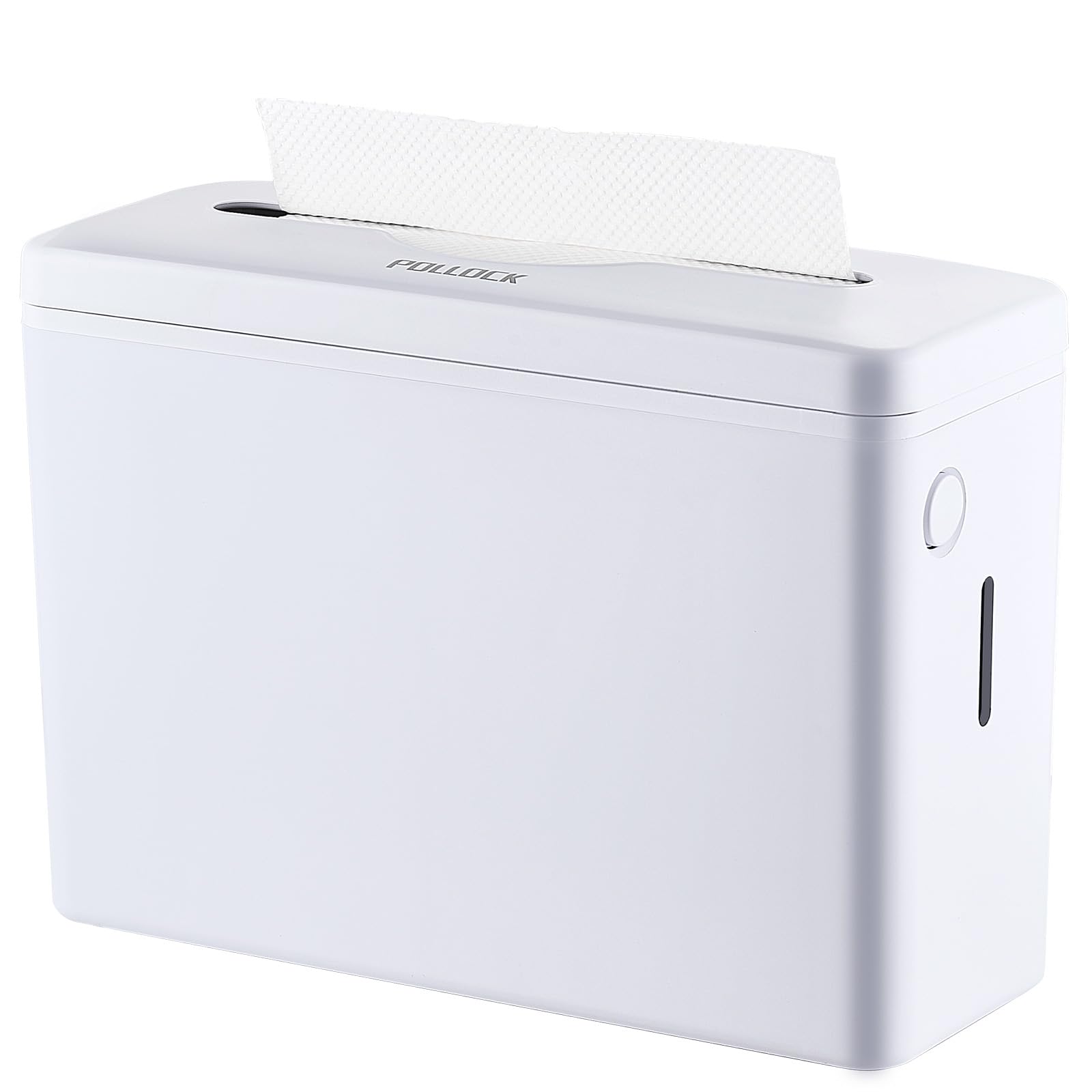 Pollock Paper Towel Holder Dispenser Countertop Commercial,White-S