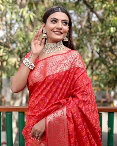 Panzora red patola silk saree – image 3