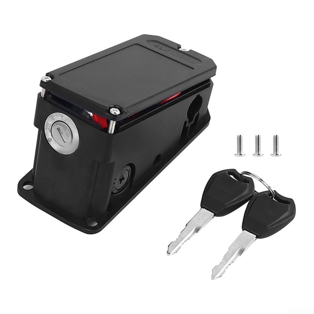 Engwe - Lucchetto per batteria per bici elettrica, con piastra di collegamento XT60U-M, alloggiamento sicuro in ABS con chiavi, protezione facile da installare per batteria E-Bike