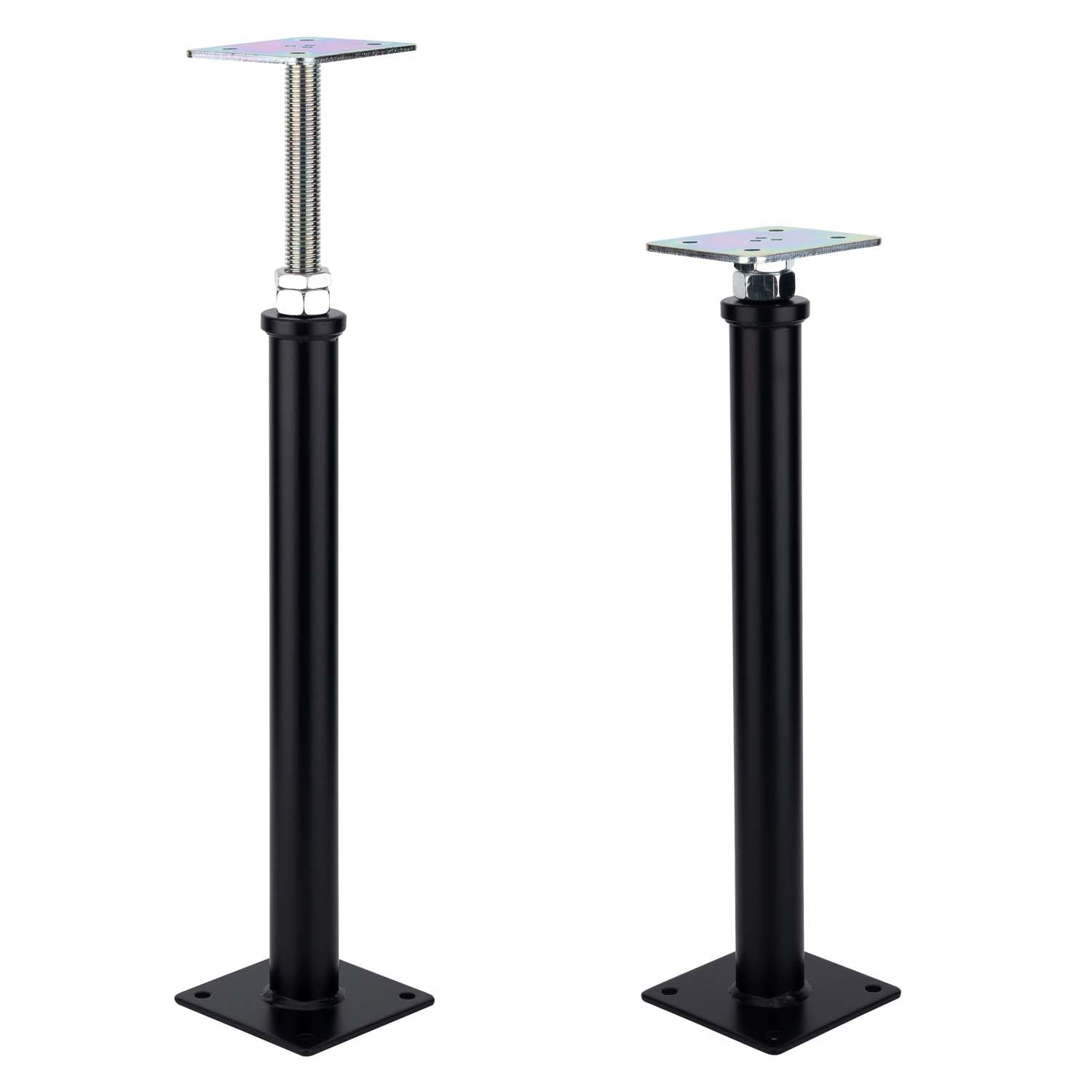 2-Pack Adjustment Floor Jack Post Floor Jack Lift Supports 16.5-20.5 Inch Adjustable House Jack,Adjust Supports,Lift Supports,Mini Screw Jack, Floor Straightener,Level Supports