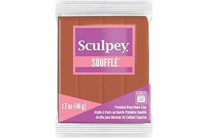 Sculpey Souffle Polymer Clay: Unleash Your Creative Spirit with Cinnamon Brown Perfection