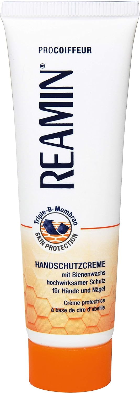 Reamin tubo di crema protettiva per le mani con cera d'api per mani e unghie, 75 ml (confezione da 10)