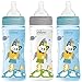 CHICCO Biberon 330 ml, 3 pezzi Flusso Veloce Blue Colours Mix