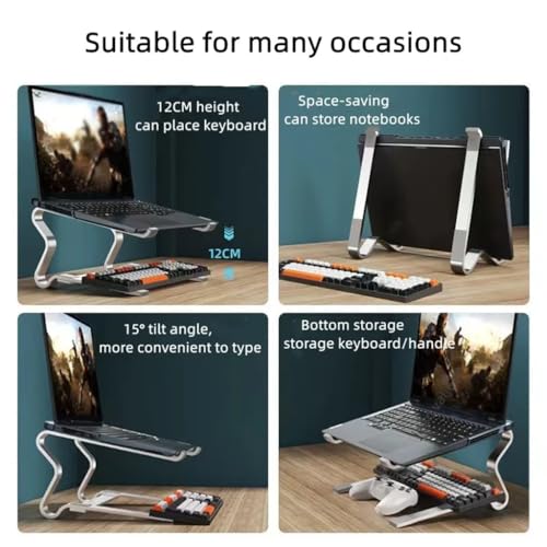 Support de jeu portable en aluminium stable et rafraîchissant
