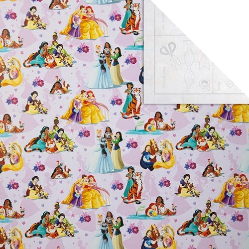 Papier cadeau Disney Princesses robuste pour découpe droite 2m - 7