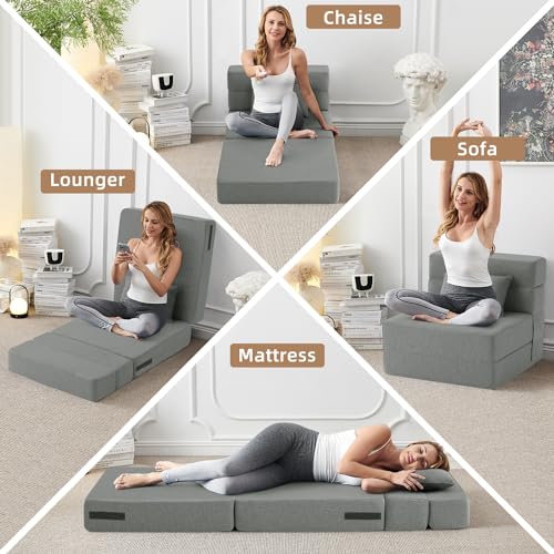 Listado y reviews de Futon gris para oficina en casa los mejores 10. 3 Imagen adicional