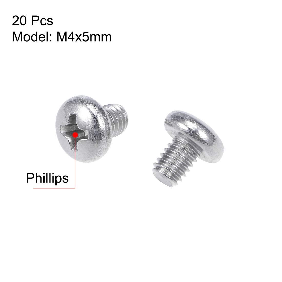 Viti Inox Fastenere Viti A Testa Piatta In Acciaio Inox 25 Pezzi - Misura 1/4-20 X 1-3/4, Filettatura Phillips, Grado 18-8 Viti Macchina Acciaio Inox Viti Inox Fastenere Viti A Testa Piatta In Acciaio Inox 25 Pezzi - Misura 1/4-20 X 1-3/4, Filettatura Phillips, Grado 18-8 Viti Macchina Acciaio Inox