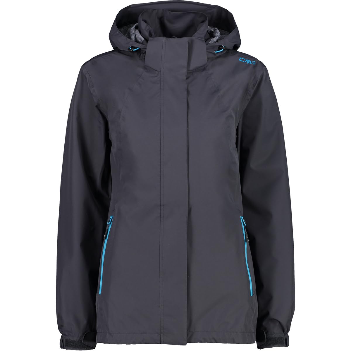 CMP - Woman Jacket Zip Hood With Ventilation, Anthracite, XL