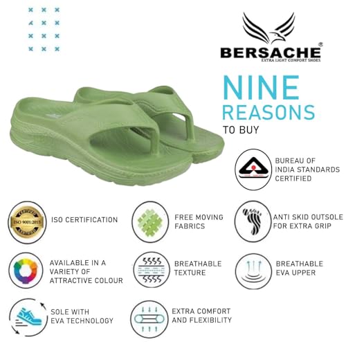 Image of BERSACHE Extra Soft Classic Casual with Regular wear with Ultra Soft & Flexibility Technology Flipflop for Women's /Girl's