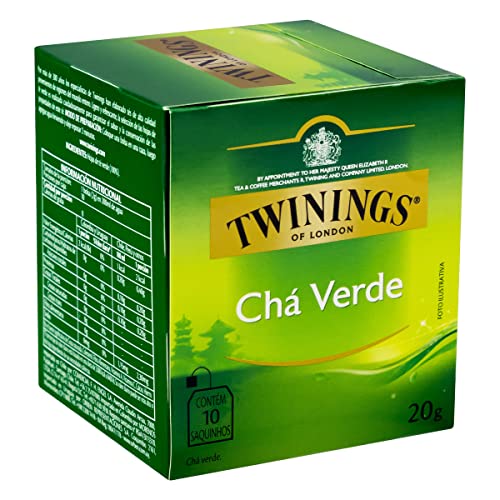 Twinings Chá Verde 20g (pacote de 10 saquinhos)