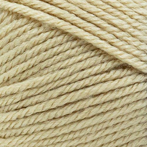 Image of Lion Brand Yarn Basic Stitch Anti-Pilling Yarn for Crocheting, Knitting, and Crafts, Almond, 3 Pack