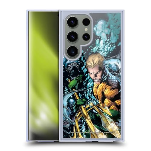 Coque Aquaman Galaxy S24 Ultra souple Head Case Designs compatible Magsafe New 52 Vol 7