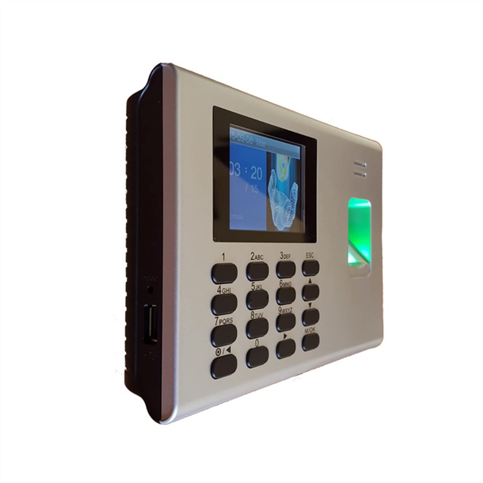 Sistema De Control De Acceso con Huella Dactilar Biométrico, TCP/IP, USB SSR, Reloj De Entrada, Sistema K40 con Batería Integrada,K40-id-Russian