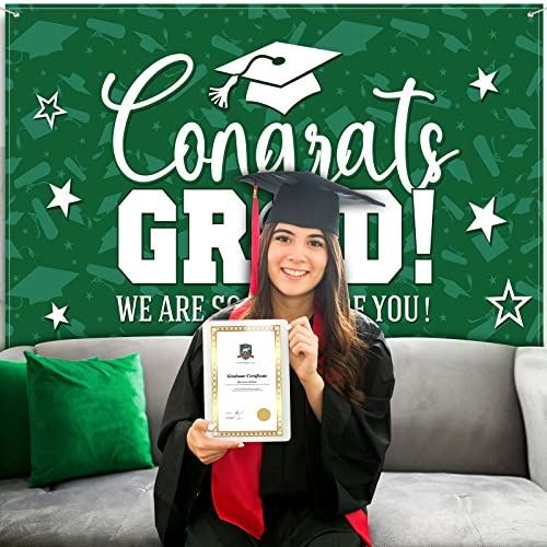 Fondo Decorativo Graduación 72.8 x 43.3 Inch Verde miniatura 4