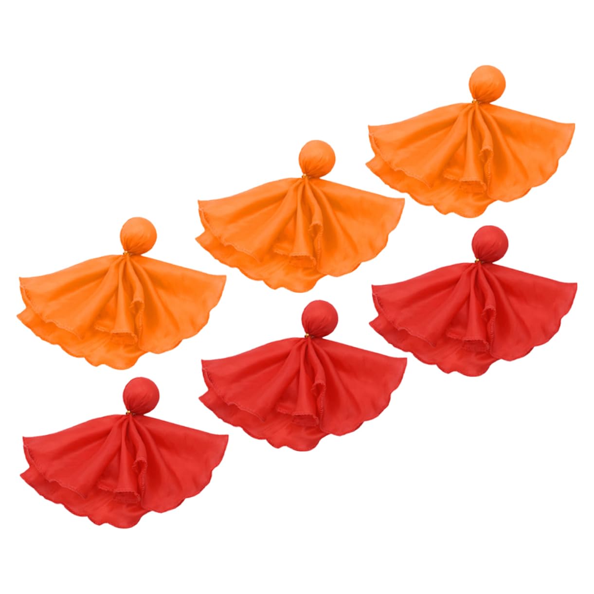 BRIGHTFUFU 6pcs Penalty Flags Soccer Referee Signal Flag Tossing Flags for Sports Game